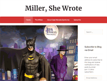 Tablet Screenshot of millershewrote.com